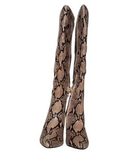 Snakeskin Pattern Women's Boots